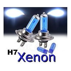2 BOMBILLAS H7 EXTRA BLANCAS XENON